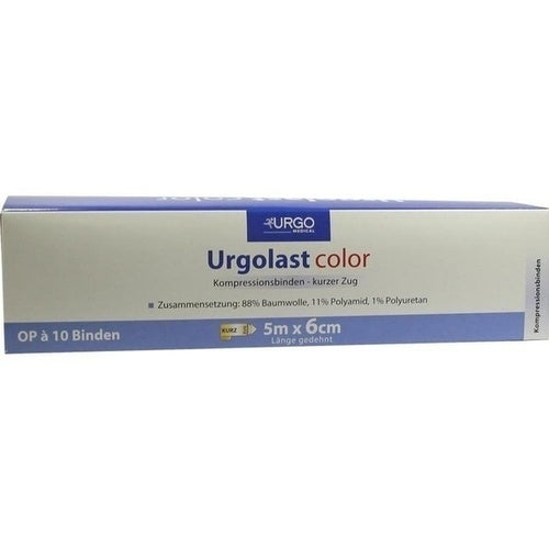 Urgolast color mix 6cmx5m, in red, green, blue