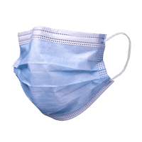 Medimex Face Mask, blue, 3-ply, PP spunbond, Type II