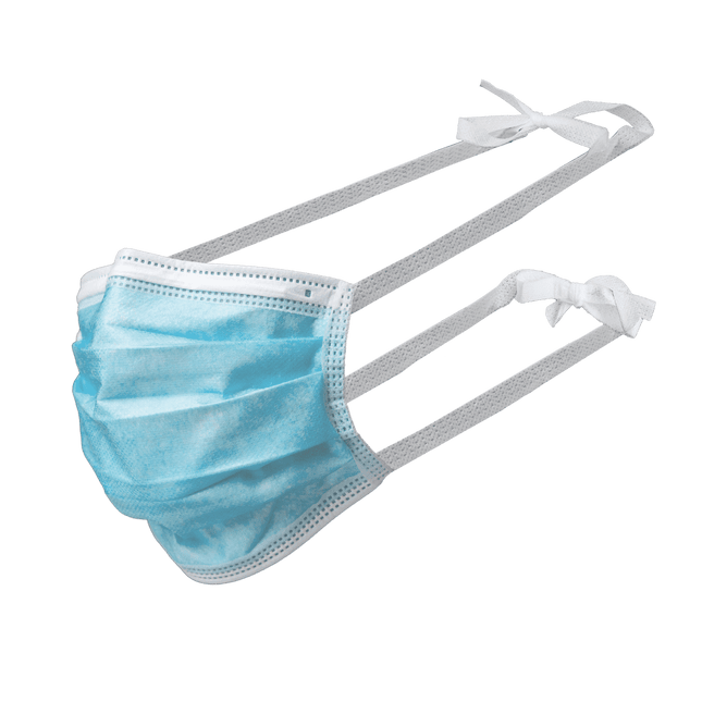 care & serve PREMIUM wiroCARE TIE Medizinische Gesichtsmasken Typ II, blau