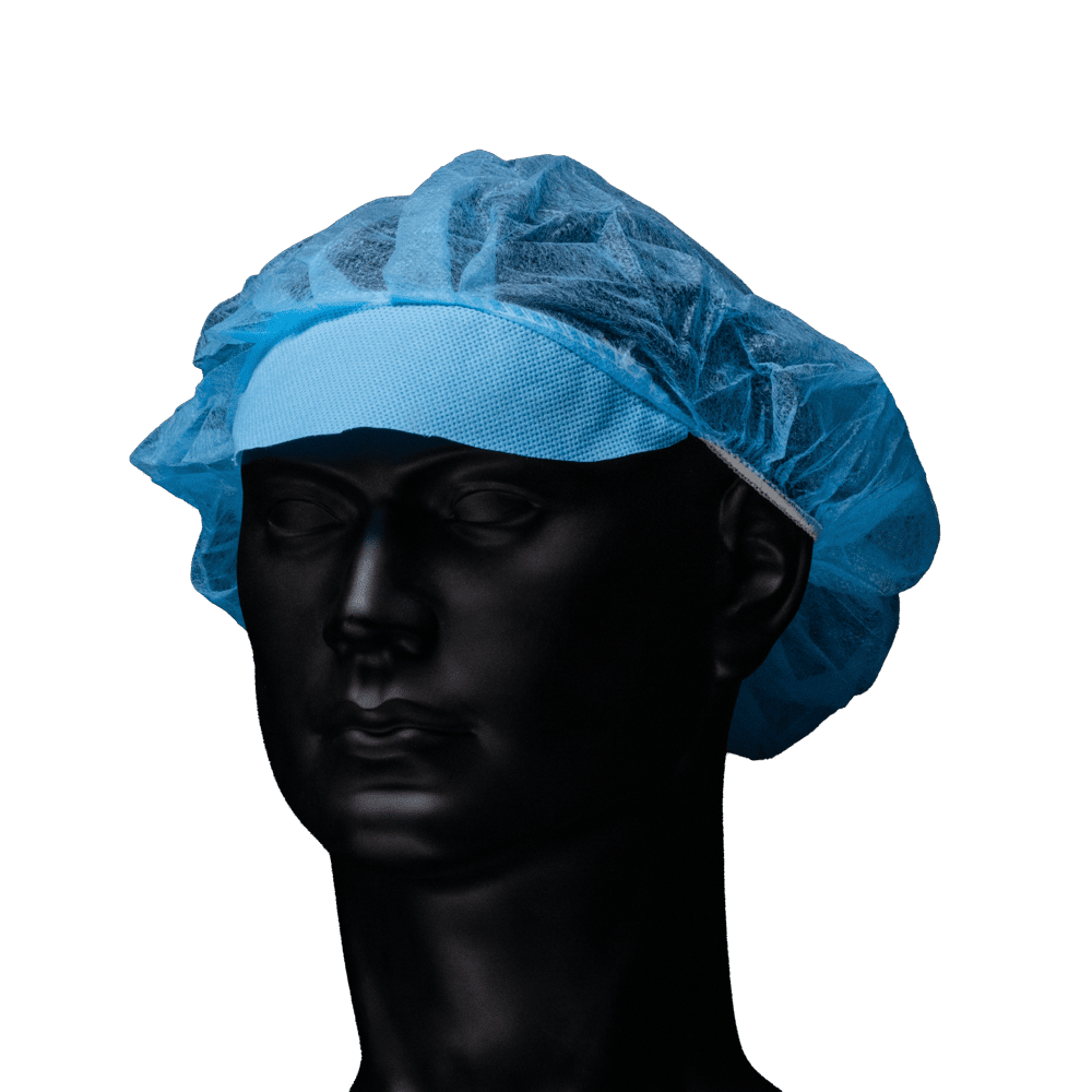 OP-Vlies-Hauben Barett premium, blau, Ø ca. 52 cm