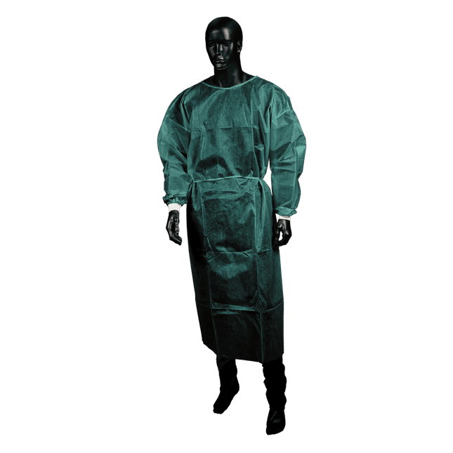 medimex visitor coat classic plus T made of non-woven fabric, green, 28g/m²