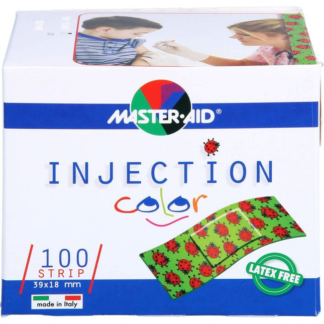Master Aid Injection Plasters, 3.8cm x 1.8cm Ladybug, color