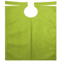 Patient Cape, PE FILM + TISSUE, 60x54cm, light green