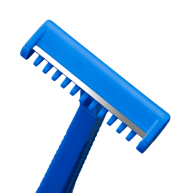 medimex Einmal-Rasierer, blau, einschneidig