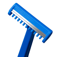 medimex Disposable Razors, blue, double-bladed