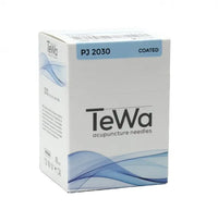 TeWa Acupuncture Needles, PJ-Type, blue, 0,20x30mm, sterile, with Guide Tube, Plastic Handle