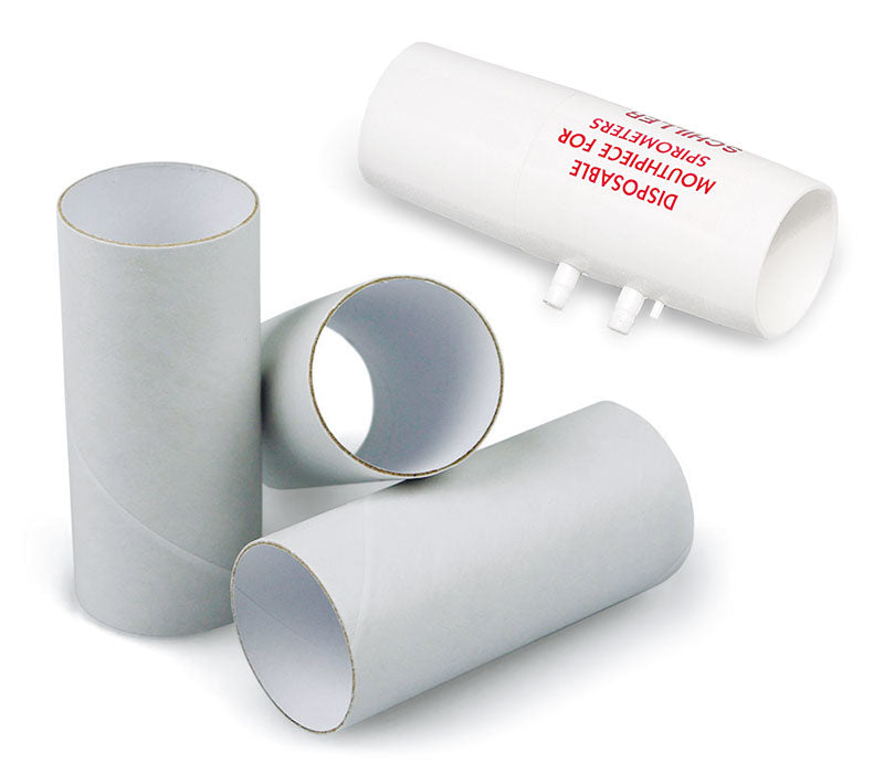 Cardboard mouthpieces Ø 30mm, L:6.5cm, specially coated