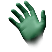 Nature Gloves, Nitril-Untersuchungshandschuh M, puderfrei,grün