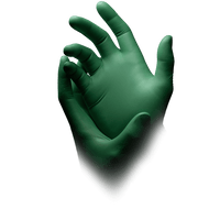 Nature Gloves, Nitril-Untersuchungshandschuh M, puderfrei,grün
