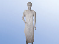 medimex PE-Schürzen classic plus, gehämmert, 75 x 140 cm, weiß