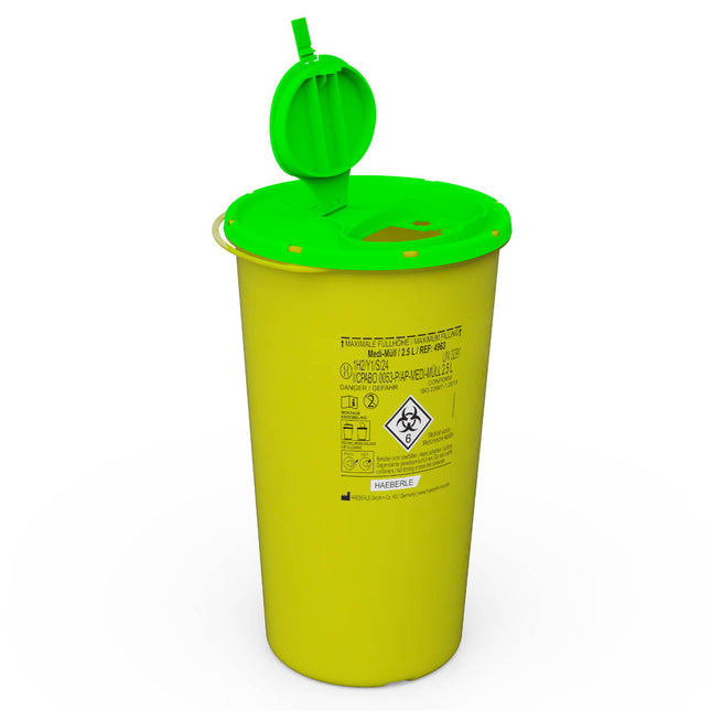 Medi-Müll Disposal Container 2.5 Litre (4966), Round Design