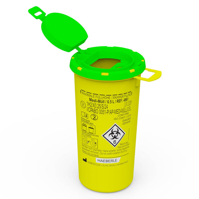 Medi-Müll Disposal Container 1.5 Litre (4965), Round Design