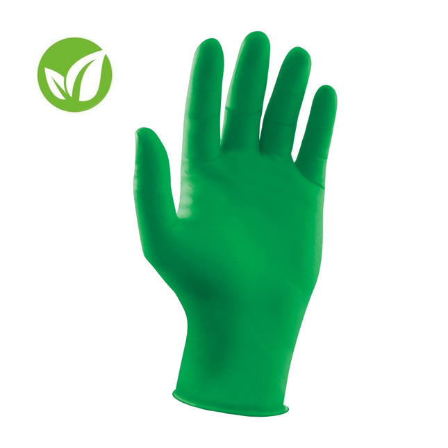 Nature Gloves, Nitril-Untersuchungshandschuh L, puderfrei,grün