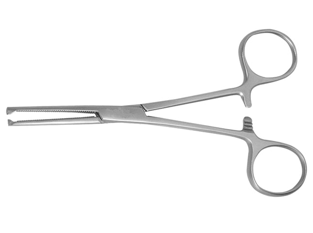Einmalinstrument (steril) - KOCHER Klemme gerade 1x2 Zähne 14.5cm