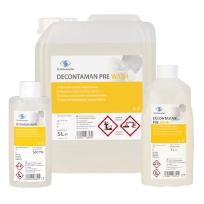 DECONTAMAN PRE WASH Antimikrobielle Waschlotion Spenderflasche 500 ml