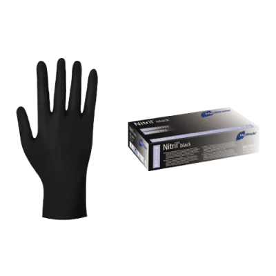 Nitril® Black Nitrile Examination Glove, powder-free, M