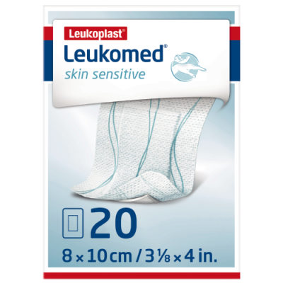 Leukomed skin sensitive 8,0 cm x 10,0 cm