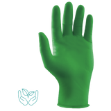 Nature Gloves, Nitril-Untersuchungshandschuh L, puderfrei,grün