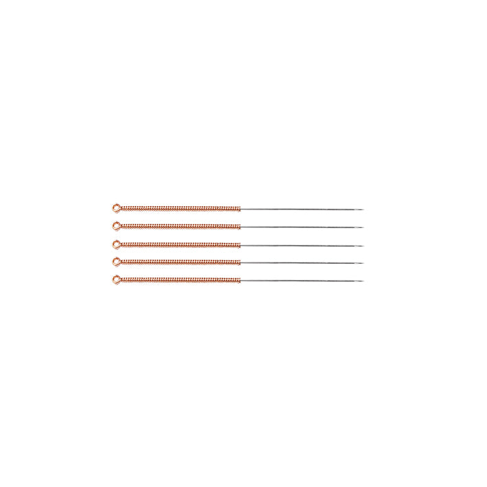 TeWa Acupuncture Needles, CB-Type 0,25x20mm, sterile, without Guide Tube, Copper Coil Handle