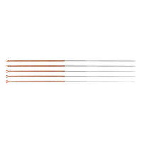 TeWa Acupuncture Needles, CB-Type 0,25x40mm, sterile, without Guide Tube, Copper Coil Handle