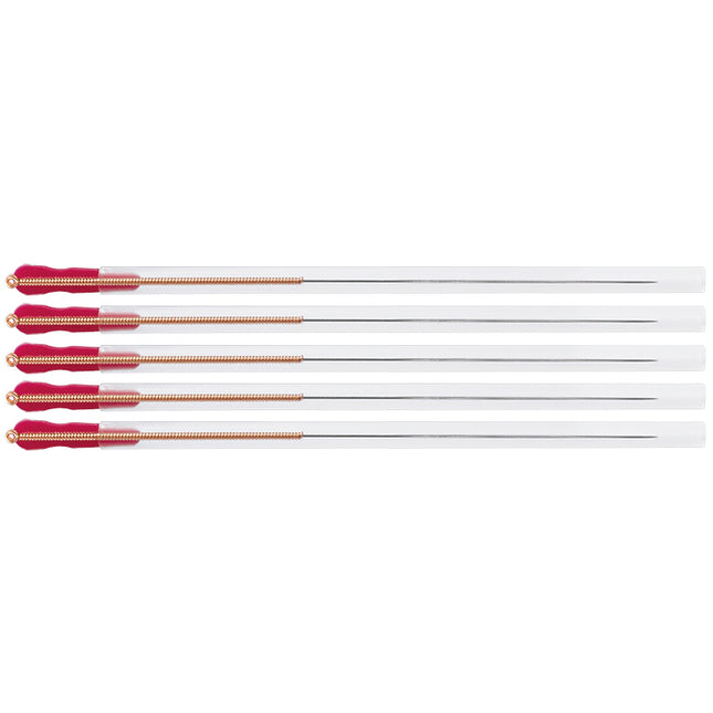 TeWa Acupuncture Needles, CJ-Type 0,25x40mm, sterile, with Guide Tube, Copper Coil Handle