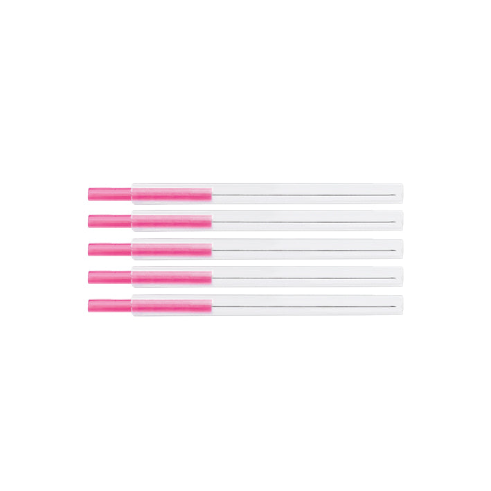 TeWa Acupuncture Needles, PJ-Type, red, 0,16x30mm, sterile, with Guide Tube, Plastic Handle