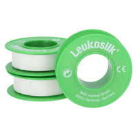 Leukosilk 1,25cmx5m, without Protective Ring