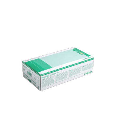 Latex Gloves Manufix Sensitive, powder-free, small, size 6-7