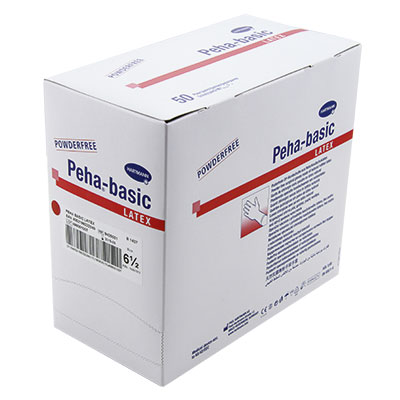 Peha-basic LATEX Surgical Gloves, Size 6.5