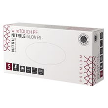 wiroTOUCH PF, Nitrile Gloves, white, S powder-free