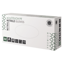 wiroTOUCH PF, Nitrile Gloves, white, M powder-free