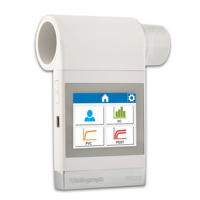 Vitalograph® micro™ Handheld Spirometer incl. Reporting Software, 5-Year Manufacturer's Warranty