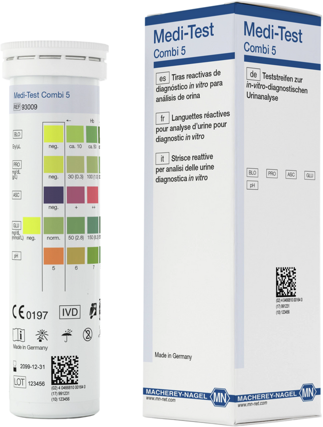 MEDI-TEST Combi 5 Urinteststreifen (Macherey-Nagel)