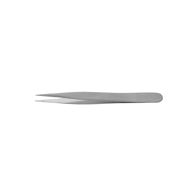 Pinzette Mikro nach Uhrmacher, gekrümmt, Spitze 0,3mm, 11,0cm