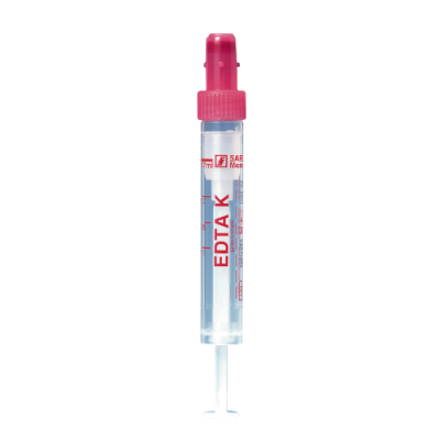S-Monovette 2.7 ml, 66 x 11 mm, Potassium EDTA, Standard Pressure, Sterile