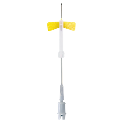 Safety-Multifly Needles for S-Monovette 25G Orange 0.5x19mm, 80mm Tubing