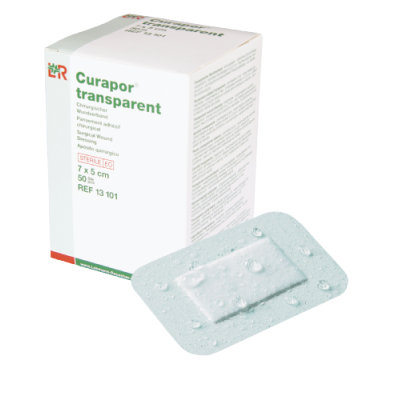 Curapor transparent wound dressing 10x15cm, sterile