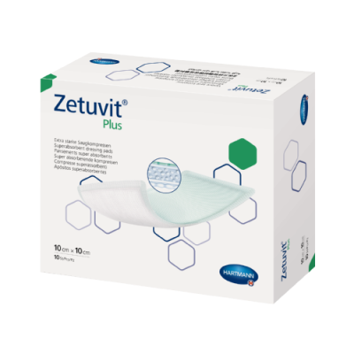 Zetuvit Plus 10x20cm, steril