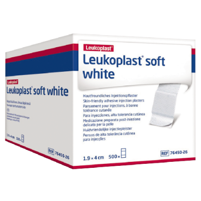 Leukoplast® soft white! Injection plasters 1.9 x 4.0