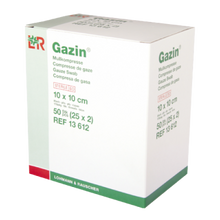 Gazin-Kompressen 10x10cm, steril, 8fach