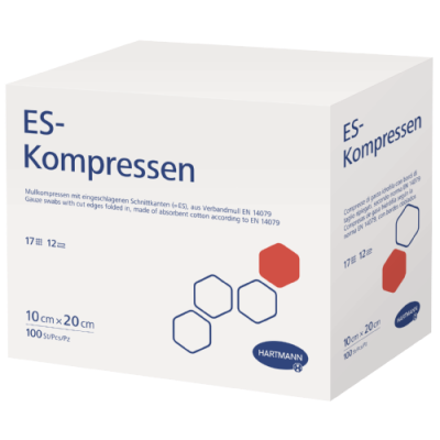 ES-Kompressen 7,5x7,5cm, unsteril, 8fach