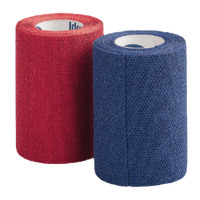 Peha-haft Color 8cmx20m, rot, latexfrei