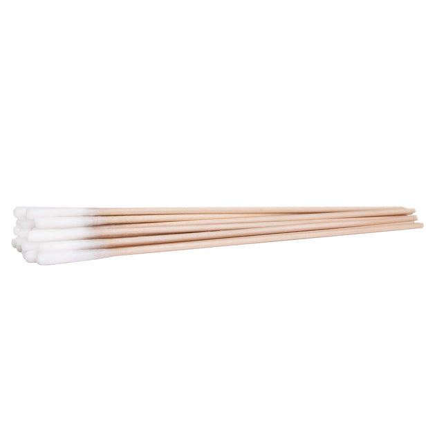 Wooden cotton swabs, sterile, paired, L=15cm, Swab Ø4.5