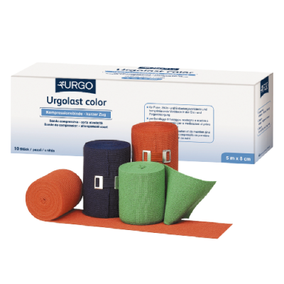 Urgolast color mix 6cmx5m, in rot, grün, blau