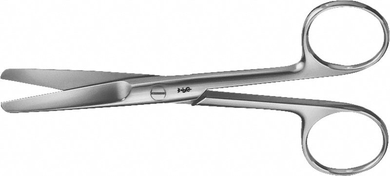 Chirg. Schere gerade, st./st., Fig.1, 14,5cm **geliefert wird 101.14**