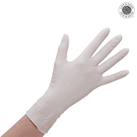 wiroSMOOTH P, Latex Handschuhe, weiß, L gepudert