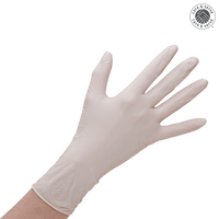 wiroMICROGRIP PF, Latex Handschuhe, weiß, M puderfrei