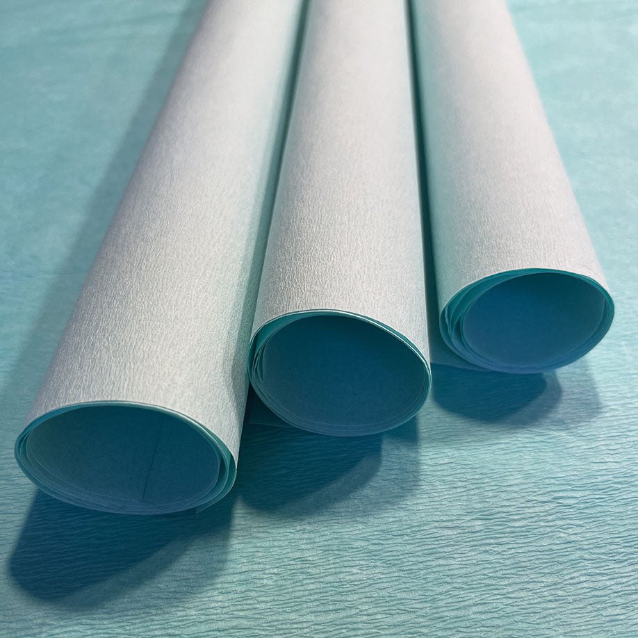 Krepp-Papier weiss 60g 090 x 090cm