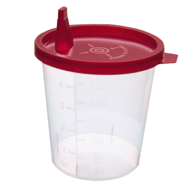 medimex Urinbecher PP 125ml mit Schnappdeckel (medimex)