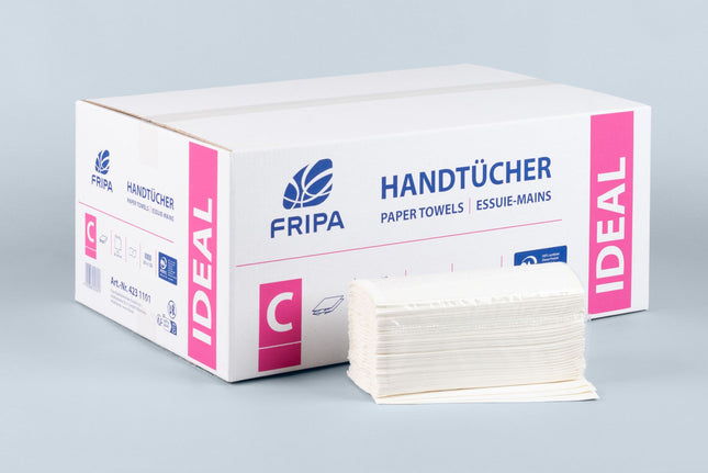 Papierhandtücher fripa "Plus", 25x33cm, C-Falzung